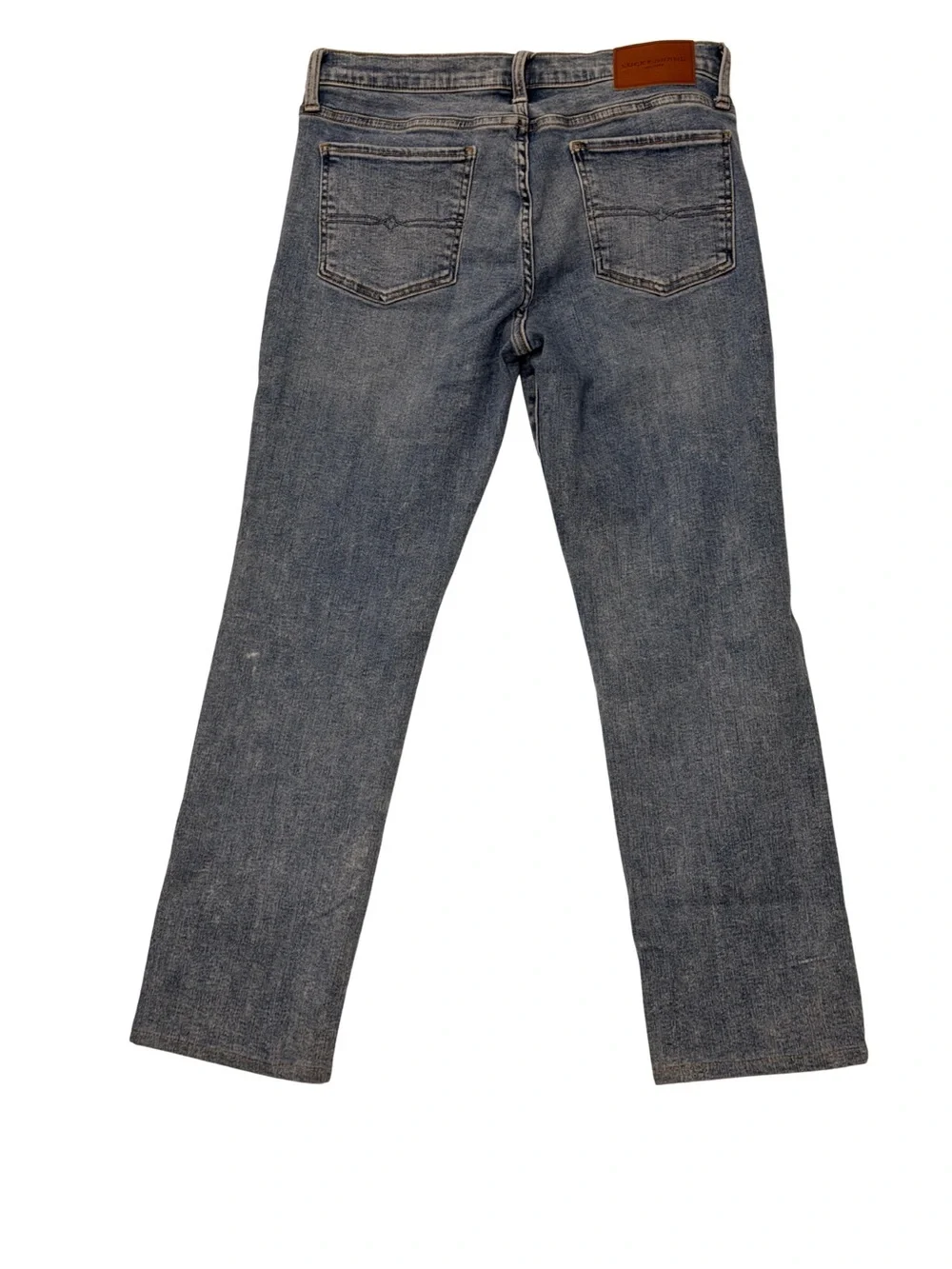 Lucky Brand Straight Leg Jeans in Washed Blue size 12